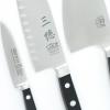 Nôž Santoku ALPHA POM 18 cm, čierny, Güde