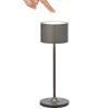 Prenosná stolová lampa FAROL MINI 19,5 cm, LED, spálený kov, hliník, Blomus