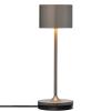 Prenosná stolová lampa FAROL MINI 19,5 cm, LED, spálený kov, hliník, Blomus