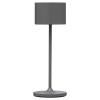 Prenosná stolová lampa FAROL MINI 19,5 cm, LED, teplá sivá, hliník, Blomus