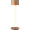 Prenosná stolová lampa FAROL 35,5 cm, LED, hrdzavá, hliník, Blomus