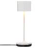 Prenosná stolová lampa FAROL MINI 19,5 cm, LED, biela, hliník, Blomus