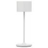 Prenosná stolová lampa FAROL MINI 19,5 cm, LED, biela, hliník, Blomus