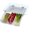 Organizér do chladničky FRIDGESTORE 851664 31 cm, biely, plast, Joseph Joseph