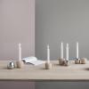 Svietnik na čajovú sviečku ORA 6,5 cm, strieborná farba, nerezová oceľ, Stelton