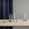 Svietnik na čajovú sviečku ORA 6,5 cm, strieborná farba, nerezová oceľ, Stelton