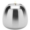 Svietnik na čajovú sviečku ORA 6,5 cm, strieborná farba, nerezová oceľ, Stelton