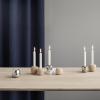 Svietnik na čajovú sviečku ORA 8 cm, strieborná farba, nerezová oceľ, Stelton