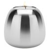 Svietnik na čajovú sviečku ORA 8 cm, strieborná farba, nerezová oceľ, Stelton