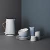 Jedálenský tanier EMMA 22 cm, sada 2 ks, modrá farba, kamenina, Stelton