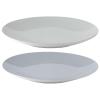Jedálenský tanier EMMA 22 cm, sada 2 ks, modrá farba, kamenina, Stelton