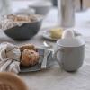 Jedálenský tanier EMMA 22 cm, sada 2 ks, sivá farba, kamenina, Stelton